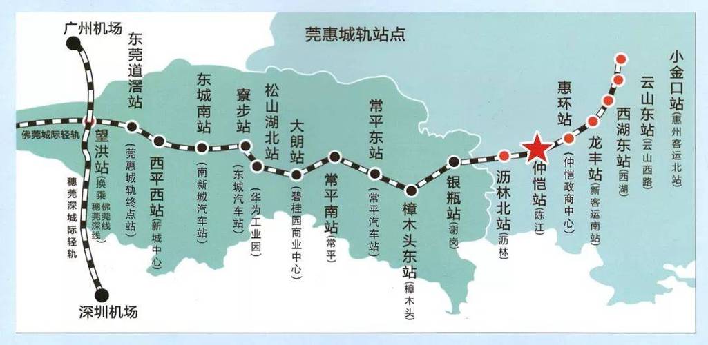惠州轻轨线路图