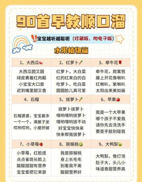 幼儿园表扬口令顺口溜缩略图