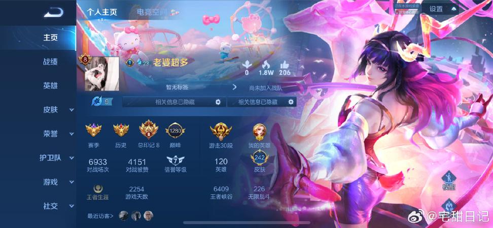 王者荣耀主页缩略图
