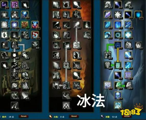 魔兽世界v大冰法天赋