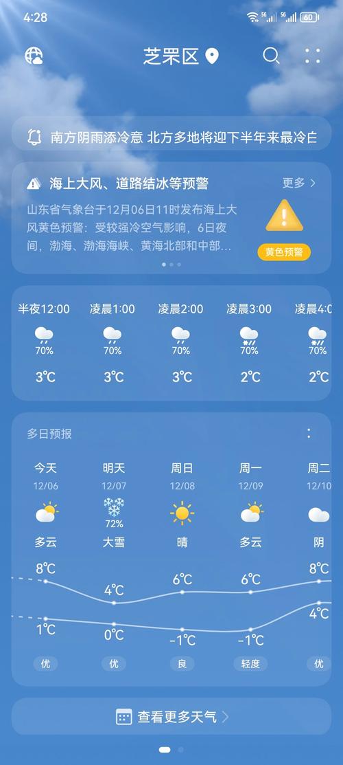 如何在桌面显示天气预报图标