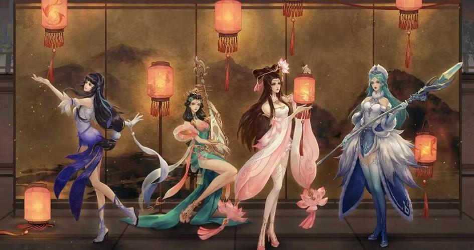 王者荣耀里面最漂亮的四名女角色游戏截图