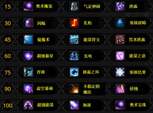 魔兽法师技能一览表缩略图