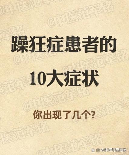 轻躁狂的表现症状缩略图