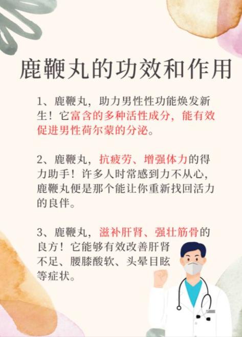 鹿鞭丸的功效和作用图标
