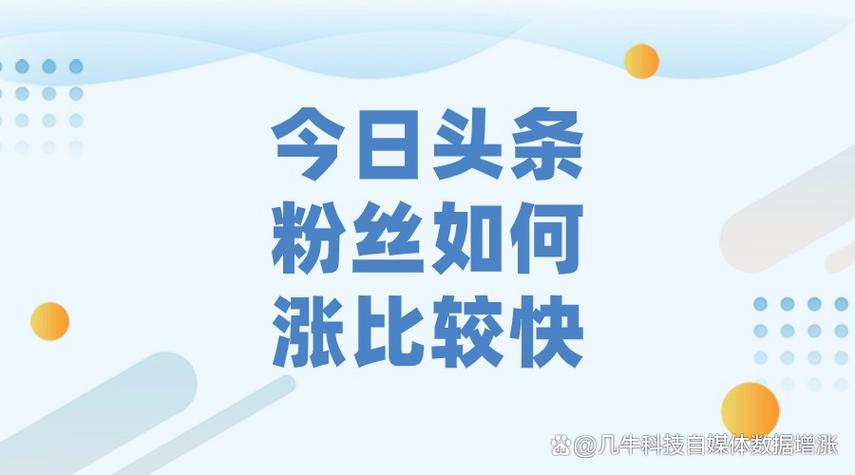 涨粉最快