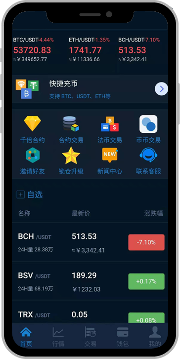 千倍合约交易所游戏截图