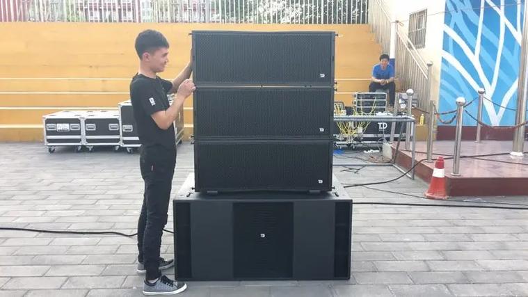 线阵音响调试视频