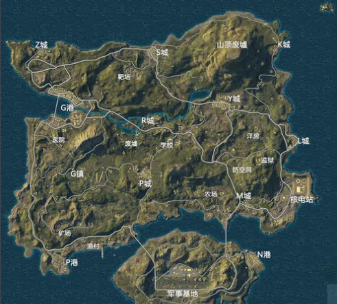 和平精英地图海岛缩略图