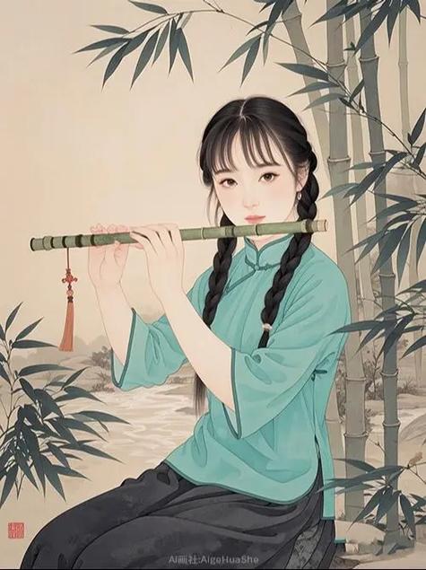 学吹笛子
