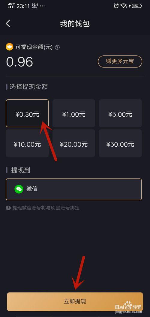 刷宝100元怎么提现游戏截图
