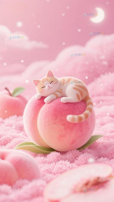 睡着的小猫咪桃子汉化版缩略图