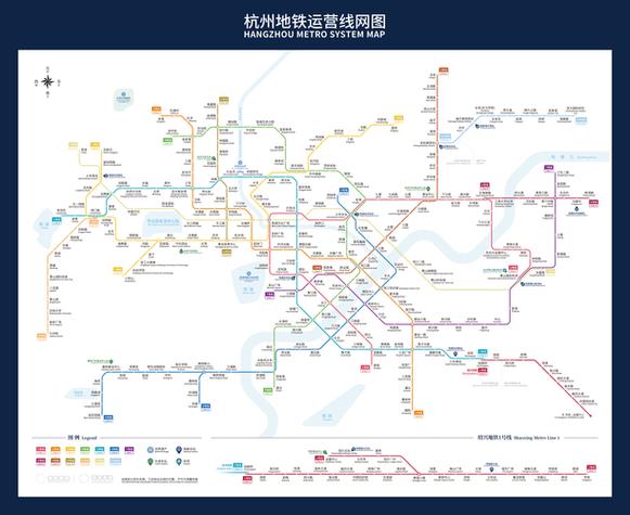 杭州地铁线路图