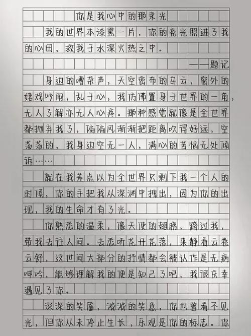 以《遇见》为题的作文缩略图