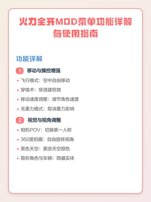 火力全开MOD作弊菜单游戏截图