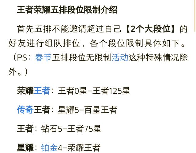 王者排位禁赛时间规则缩略图