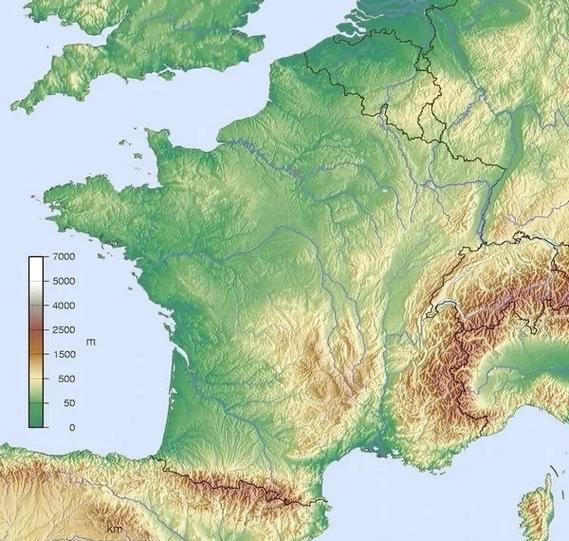法国地形地势特征缩略图