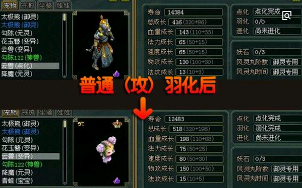 问道宠物先进化还是先羽化缩略图