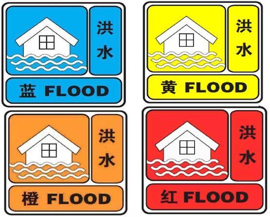 洪水预警分为几种颜色缩略图