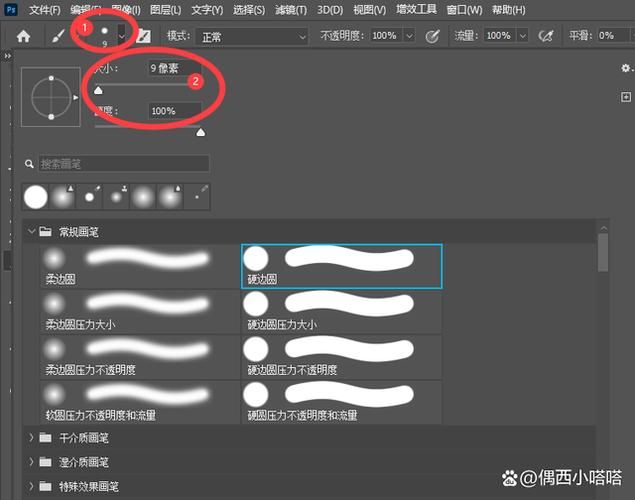 ps画笔工具画不出来缩略图