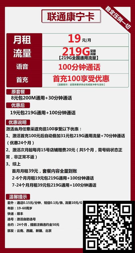 电信19元套餐详情