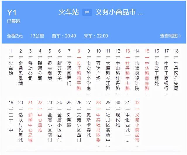 公交车停运了没有