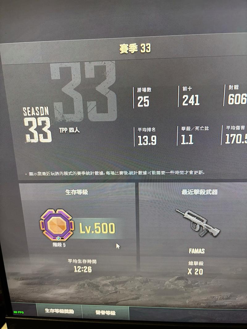 pubg2026段位等级表图标