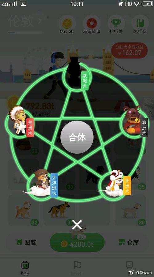 旅行世界全球分红犬图标