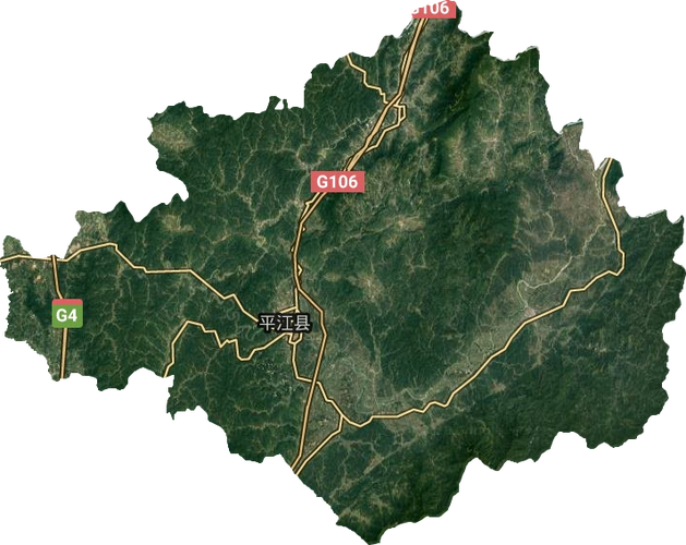 平江县地图全图高清版缩略图