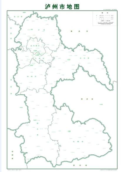 四川泸州市地图缩略图