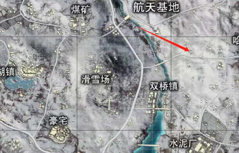 和平精英雪地空投山游戏截图