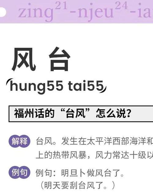 福州话怎么说
