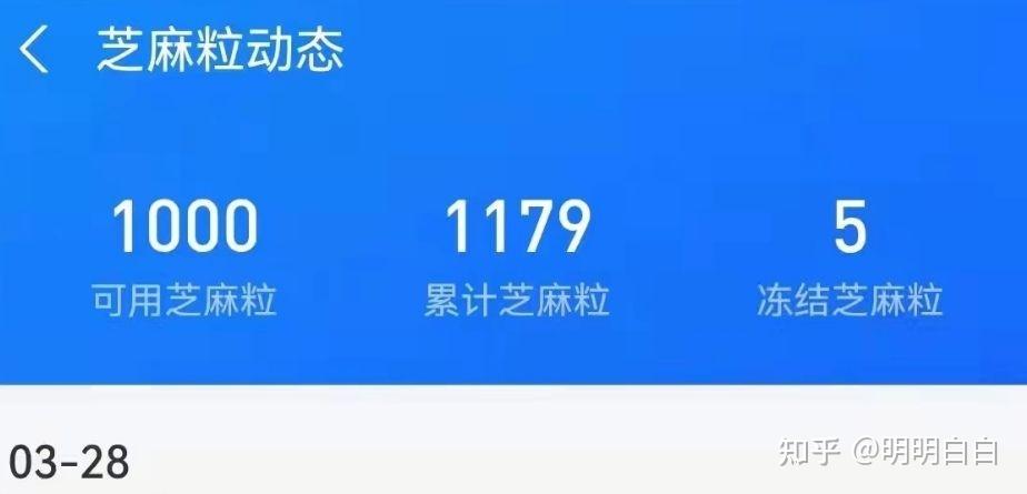 支付宝芝麻粒获取方法缩略图