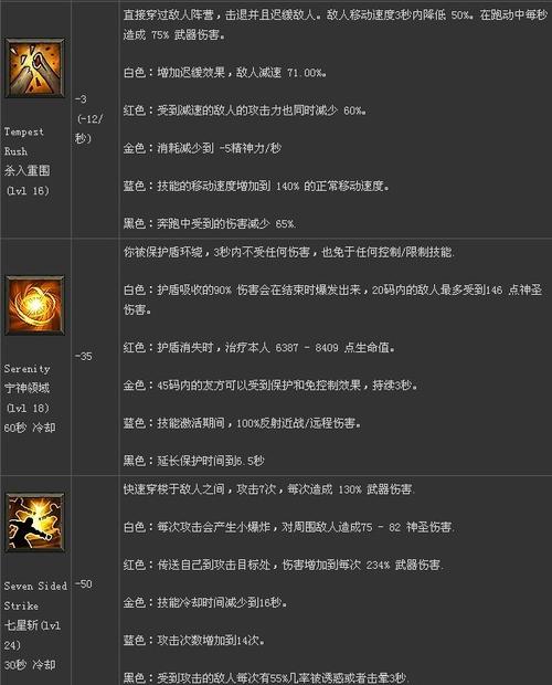 暗黑3法师被动技能选择游戏截图