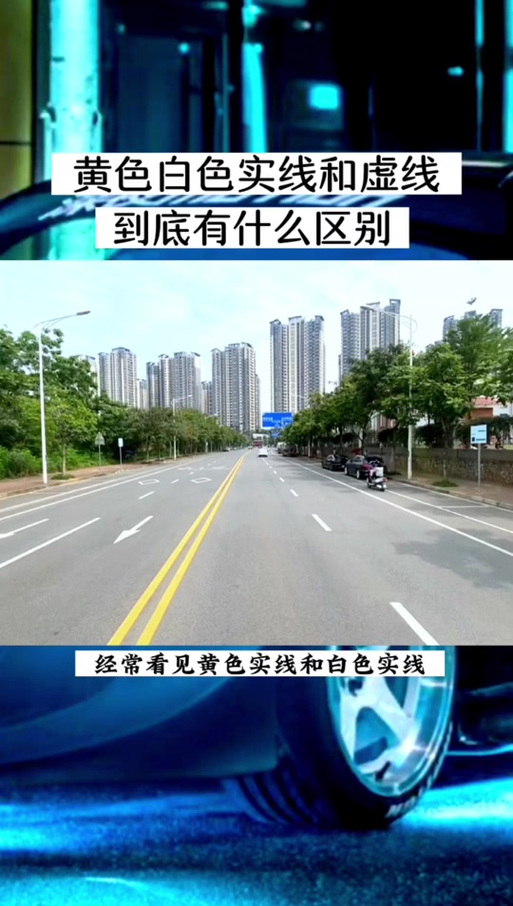 黄线和白线区别图标