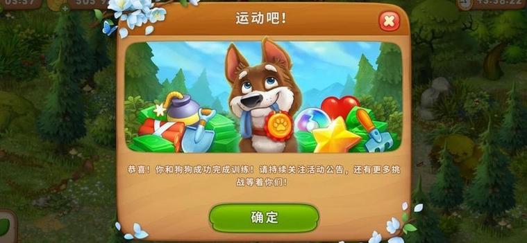 梦幻花园狗狗训练攻略第二关