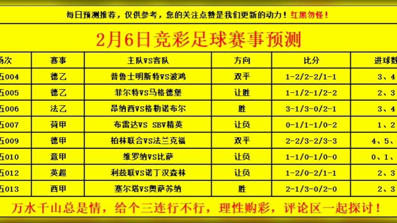 今日竞足推荐预测游戏截图
