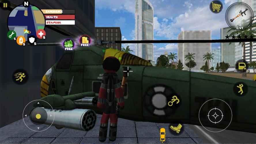StickmanRopeHero无限金币版游戏截图