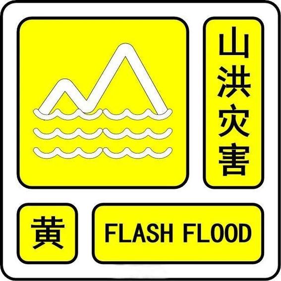 山洪预警信号颜色