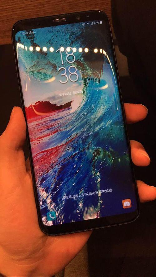 三星s8息屏侧面时间缩略图
