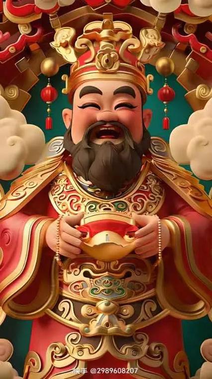 蛋仔小财神图片