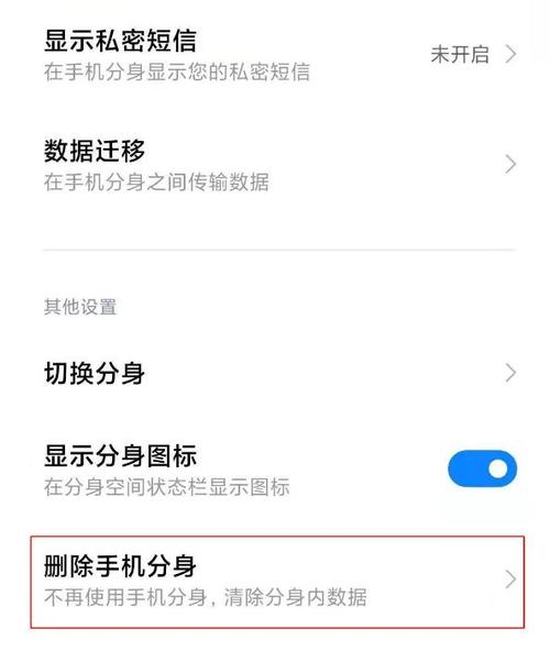如何关闭分身提示消息图标