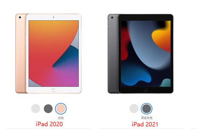 ipad2020款与2021款区别