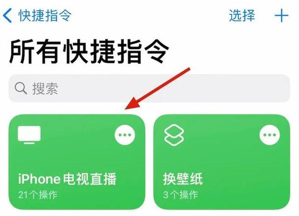 iphone 看电视快捷指令游戏截图
