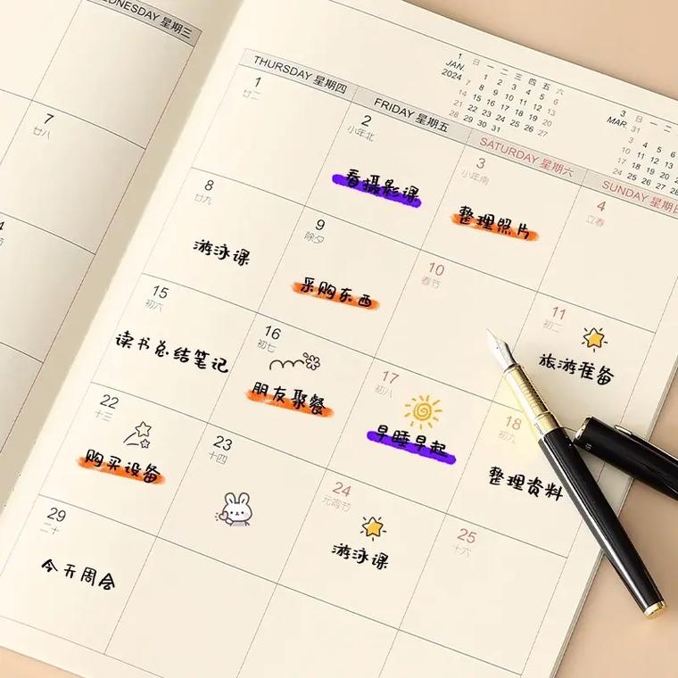 日历记事本在哪里
