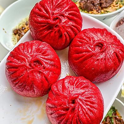 一个红色包子图片缩略图