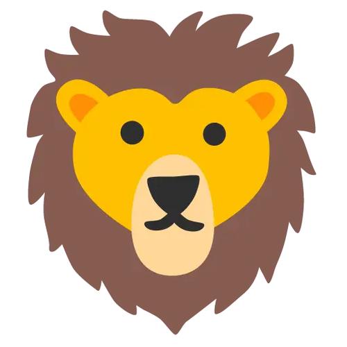 狮子表情符号emoji缩略图