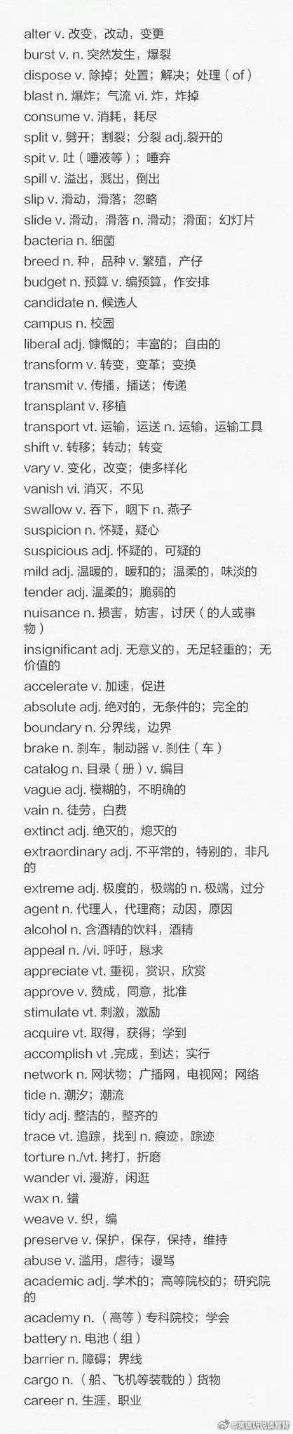 4级英语单词必备词汇游戏截图