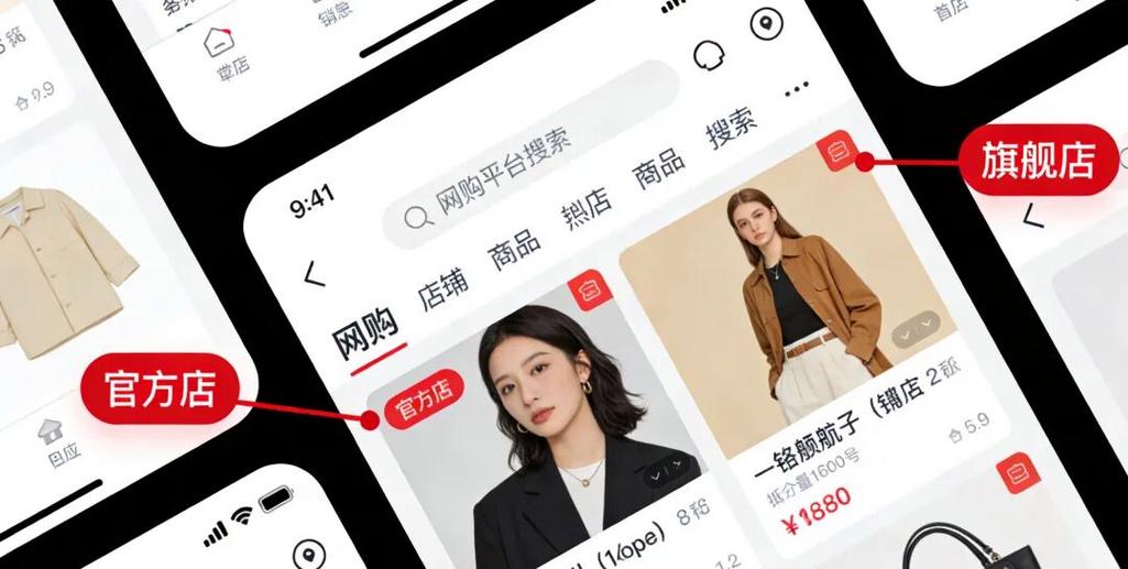 官方旗舰店和旗舰店的区别图标