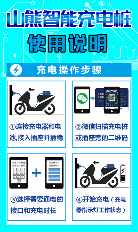 微信扫码充电步骤图解